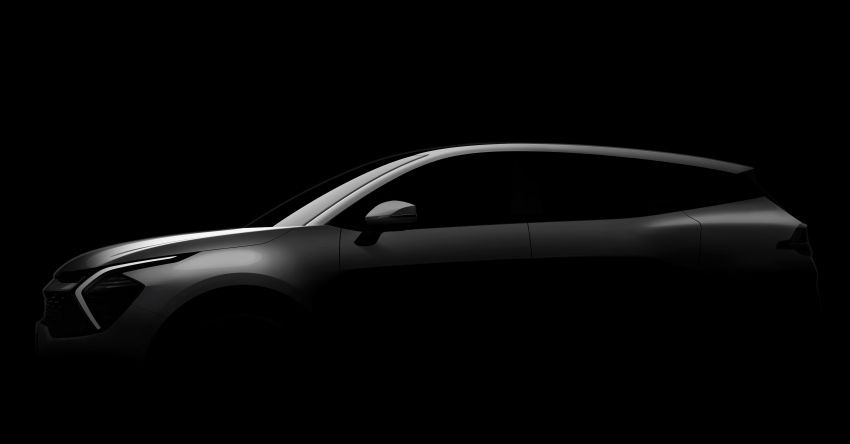 Kia Sportage generasi kelima ditunjuk dalam teaser – pengenalan rasmi bulan Julai, skrin lebar di dalam 1300692