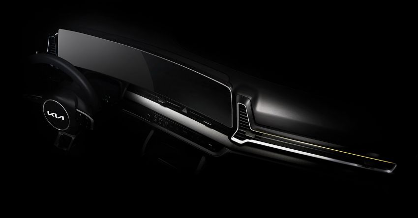 Kia Sportage generasi kelima ditunjuk dalam teaser – pengenalan rasmi bulan Julai, skrin lebar di dalam 1300690