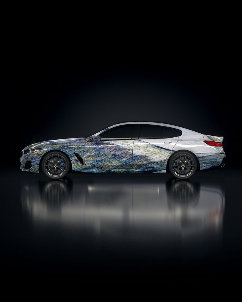 BMW 8 Series Gran Coupé art cars created using AI 1292054