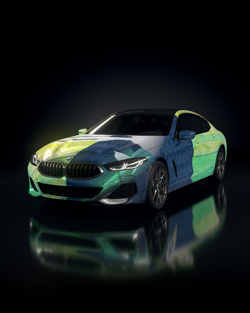 BMW 8 Series Gran Coupé art cars created using AI 1292059