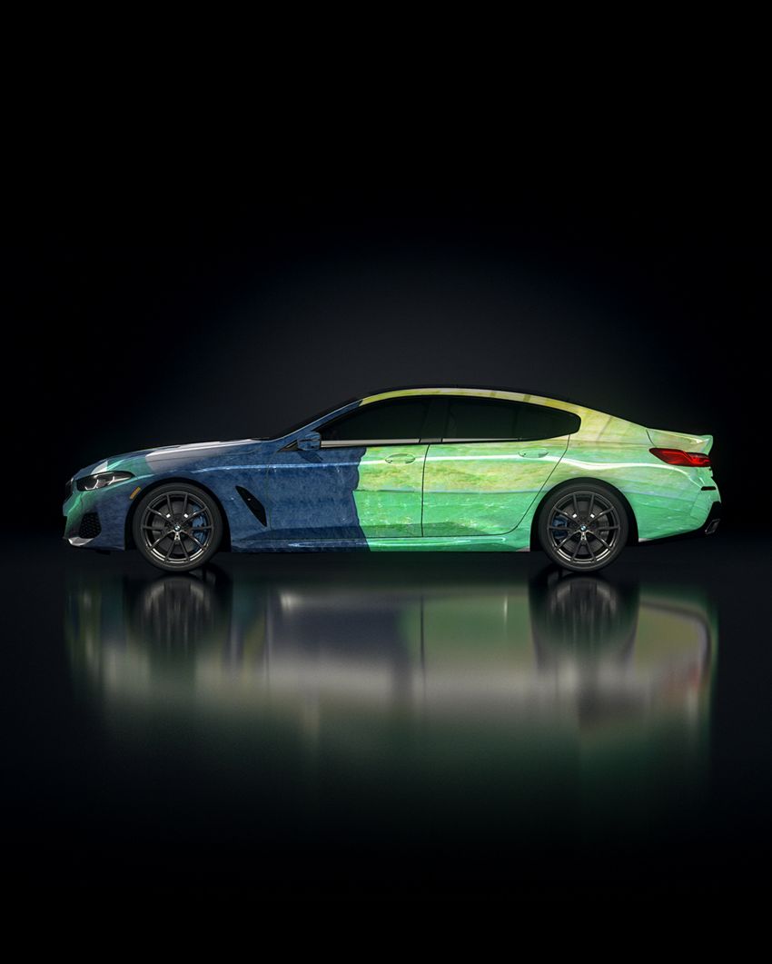 BMW 8 Series Gran Coupé art cars created using AI 1292060