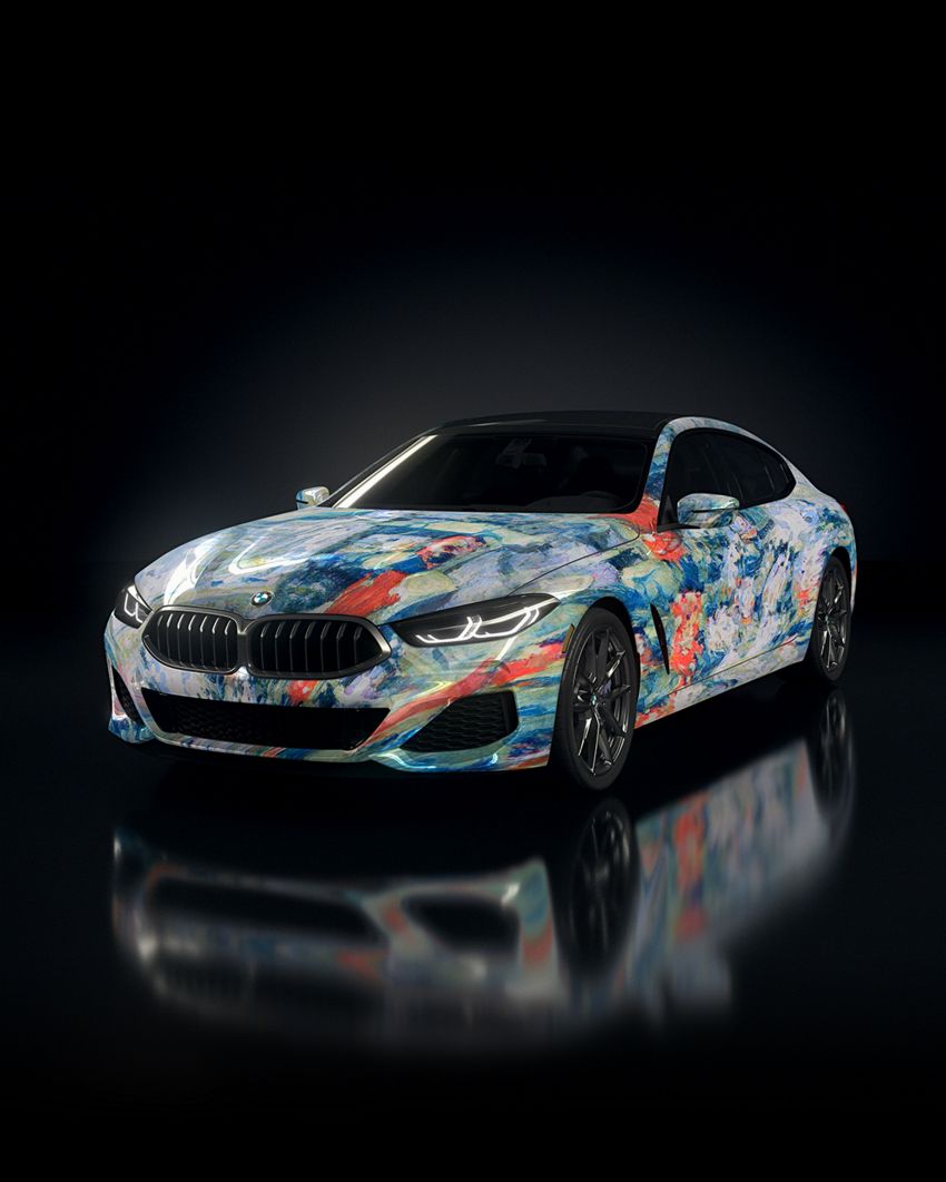 BMW 8 Series Gran Coupé art cars created using AI 1292084