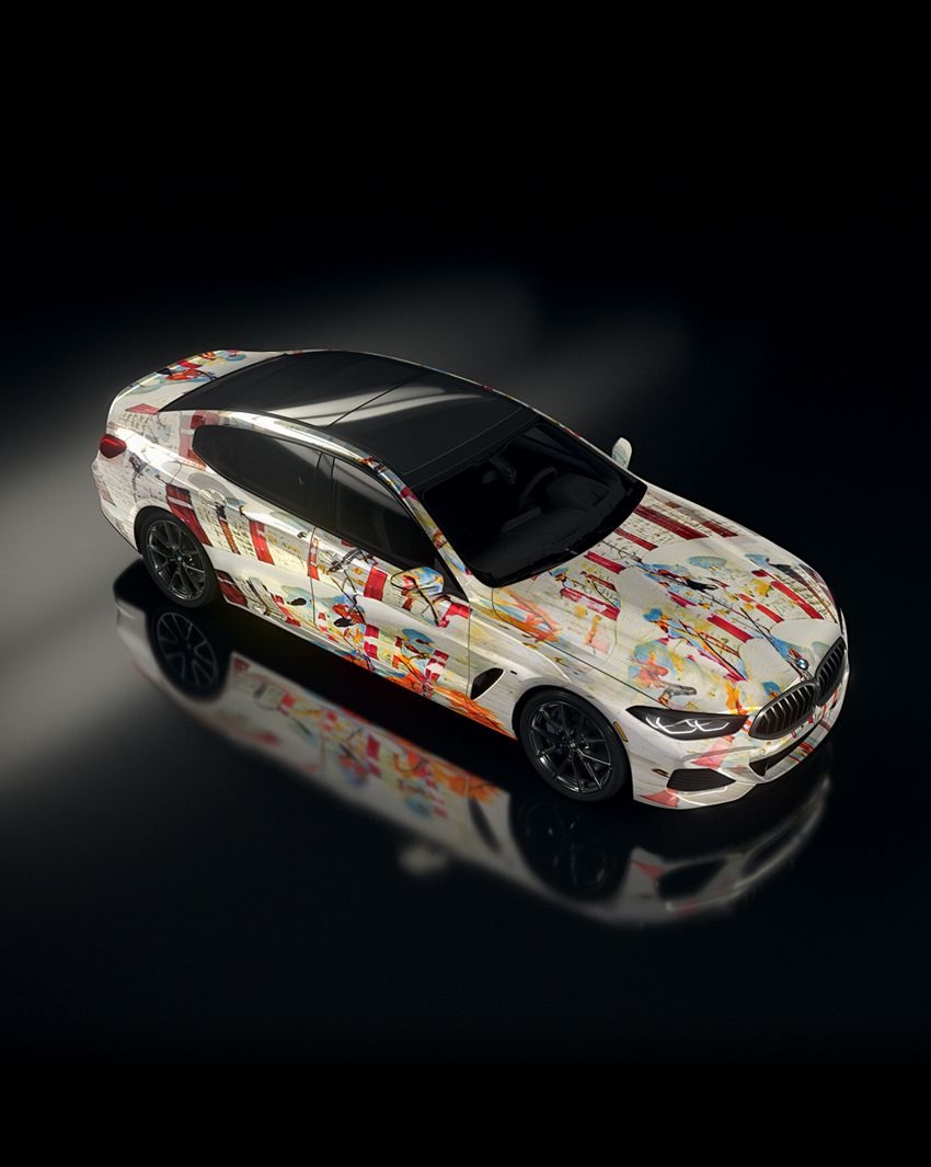 BMW 8 Series Gran Coupé art cars created using AI 1292090