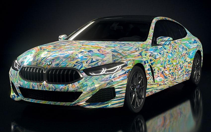 BMW 8 Series Gran Coupé art cars created using AI 1292043