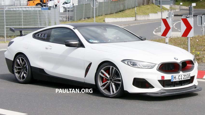 SPIED: BMW 8 Series prototype spotted at the Nürburgring – an M8 CSL, or something else entirely? 1296323
