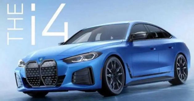 BMW i4 M50 xDrive leaked before debut in the US on June 1 – first M Performance EV model with 530 PS
