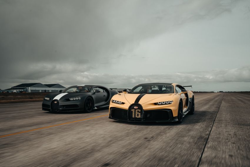 Bugatti Chiron Sport Les Légendes du Ciel takes on the French Navy’s fighter aircraft in a drag race 1297300