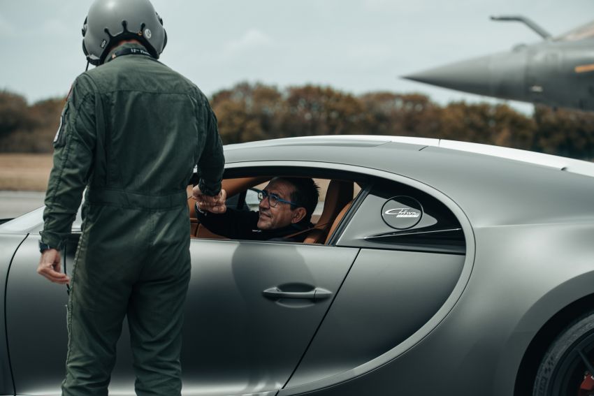 Bugatti Chiron Sport Les Légendes du Ciel takes on the French Navy’s fighter aircraft in a drag race 1297304