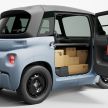Citroen My Ami Cargo – two-seater LCV for last-mile delivery service; 6 kW motor, up to 75 km of range