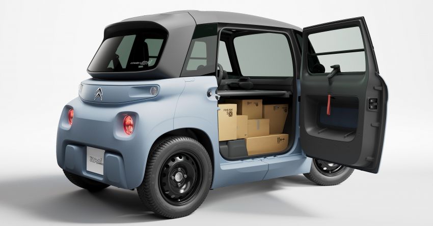 Citroen My Ami Cargo – two-seater LCV for last-mile delivery service; 6 kW motor, up to 75 km of range 1291637