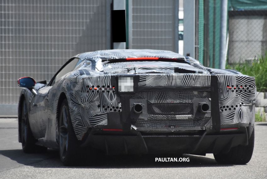 SPYSHOTS: Ferrari V6 hybrid seen running road trials; 3.0L twin-turbo V6 rear-drive hybrid codenamed F171 1300788