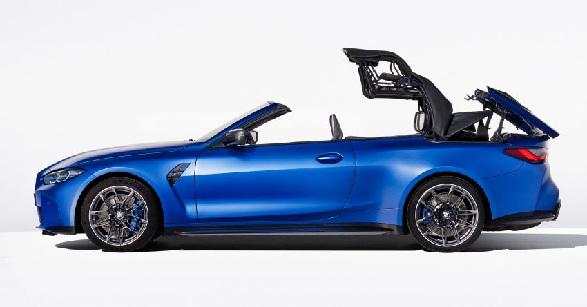 G83 BMW M4 Competition Convertible with M xDrive debuts – now with folding soft top; 510 PS; AWD 1298900