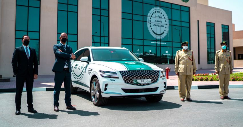 Genesis GV80 SUV joins the Dubai Police vehicle fleet 1298157