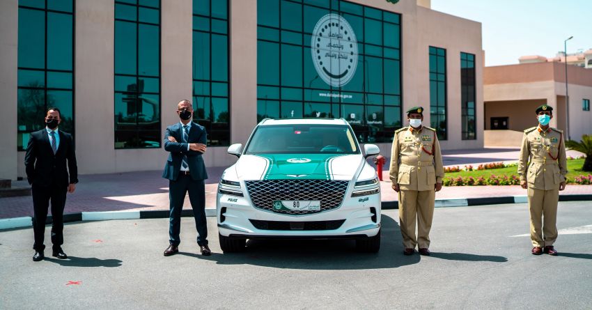 Genesis GV80 SUV joins the Dubai Police vehicle fleet 1298158