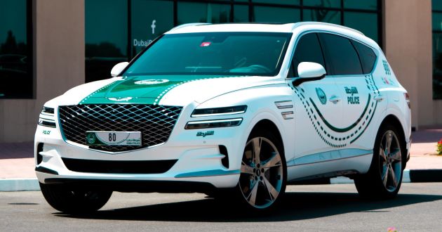 Genesis GV80 SUV joins the Dubai Police vehicle fleet