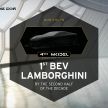 Lamborghini reveals electrification roadmap – first series production hybrid in 2023; EV by end of decade