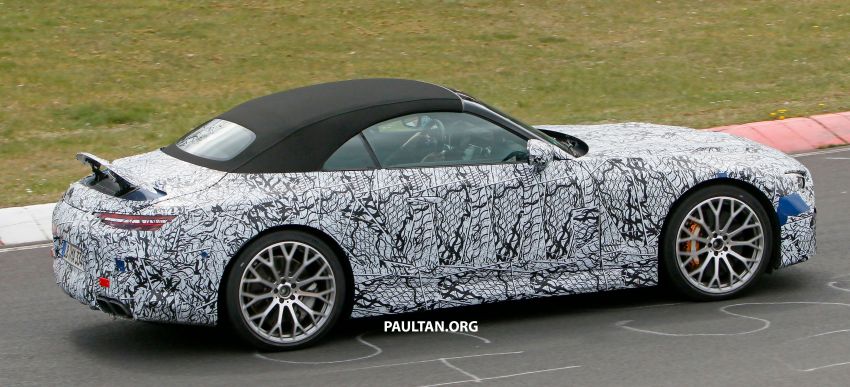 SPIED: R232 Mercedes-AMG SL53 goes track testing 1295071