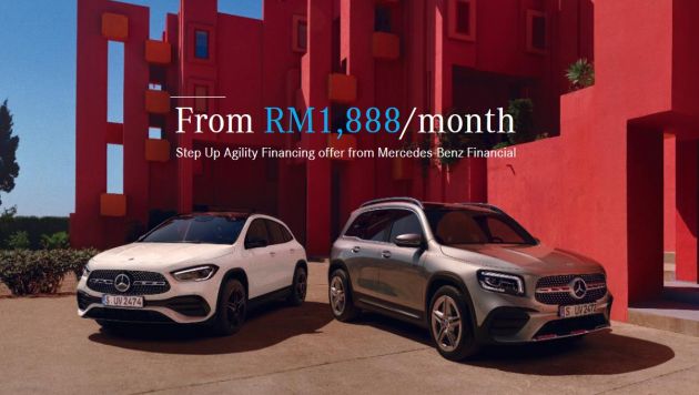 AD: Drive home a new Mercedes-Benz for as low as RM1,888 per month with Step Up Agility Financing