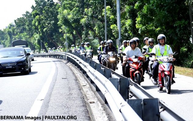 Malaysian police: Use the motorcycle lanes or else