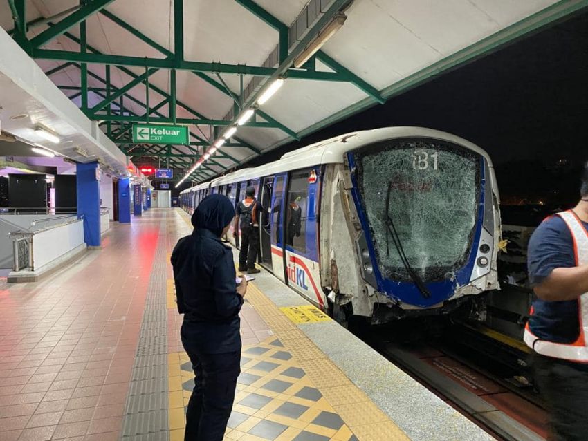 Tren LRT yang bertembung telah berjaya dikeluarkan, operasi siap lebih cepat dari jadual – Wee Ka Siong 1299037