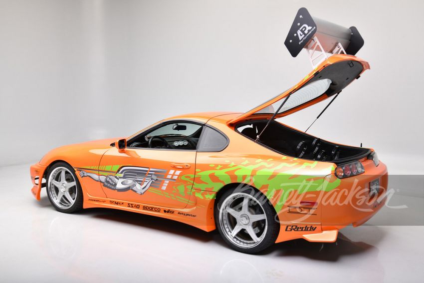 Salah sebuah Toyota Supra asli dalam filem <em>The Fast and The Furious</em> akan dilelong Jun ini di Las Vegas 1298060