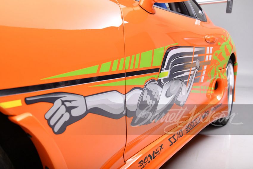 Salah sebuah Toyota Supra asli dalam filem <em>The Fast and The Furious</em> akan dilelong Jun ini di Las Vegas 1298056