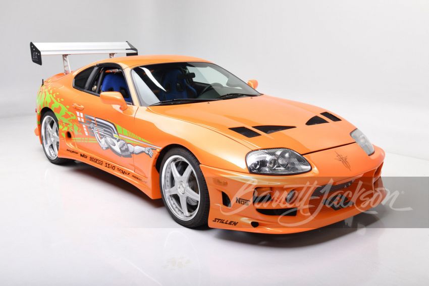 Salah sebuah Toyota Supra asli dalam filem <em>The Fast and The Furious</em> akan dilelong Jun ini di Las Vegas 1298070
