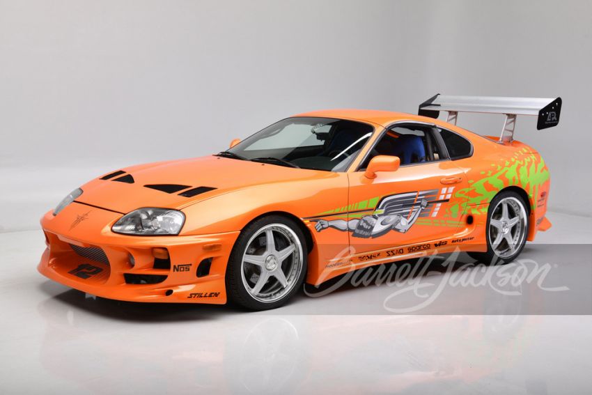 Salah sebuah Toyota Supra asli dalam filem <em>The Fast and The Furious</em> akan dilelong Jun ini di Las Vegas 1298068