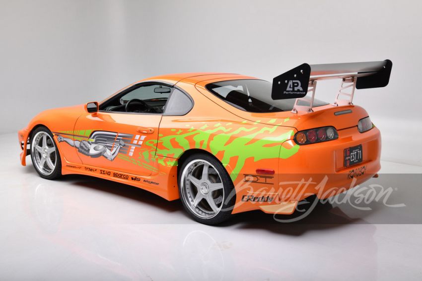 Salah sebuah Toyota Supra asli dalam filem <em>The Fast and The Furious</em> akan dilelong Jun ini di Las Vegas 1298066
