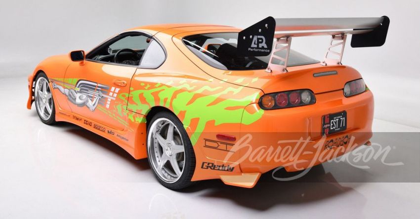 Salah sebuah Toyota Supra asli dalam filem <em>The Fast and The Furious</em> akan dilelong Jun ini di Las Vegas 1298065