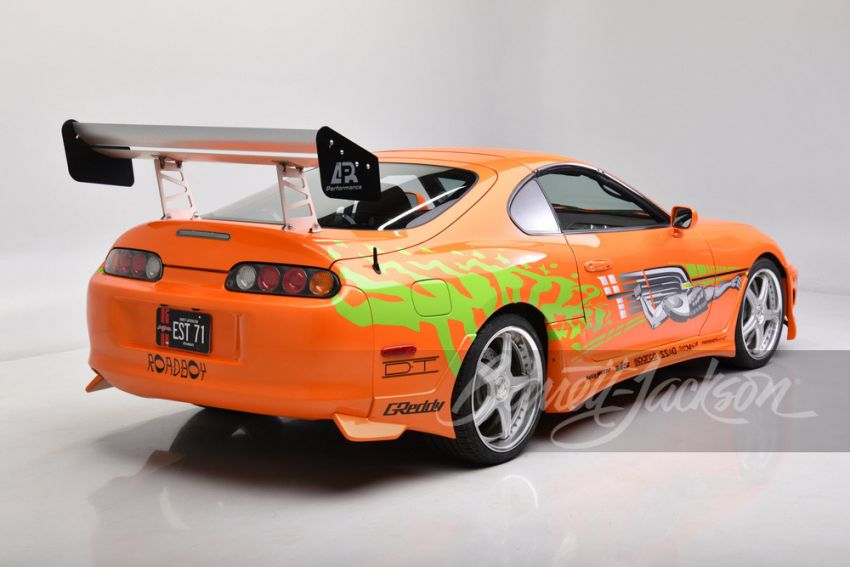 Salah sebuah Toyota Supra asli dalam filem <em>The Fast and The Furious</em> akan dilelong Jun ini di Las Vegas 1298064