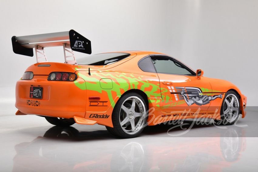 Salah sebuah Toyota Supra asli dalam filem <em>The Fast and The Furious</em> akan dilelong Jun ini di Las Vegas 1298063