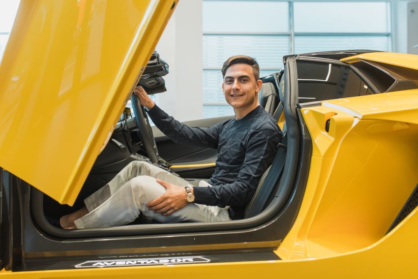 Juventus star striker Paulo Dybala buys a Lamborghini Aventador S Roadster to celebrate his 100th club goal 1295146