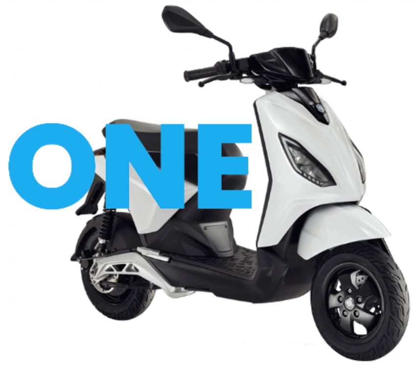 Piaggio One – skuter elektrik didedah awal sebelum Beijing Motor Show 2021, 90 km sekali cas penuh 1298539