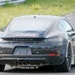 SPIED: Widebody Porsche Cayman goes track testing