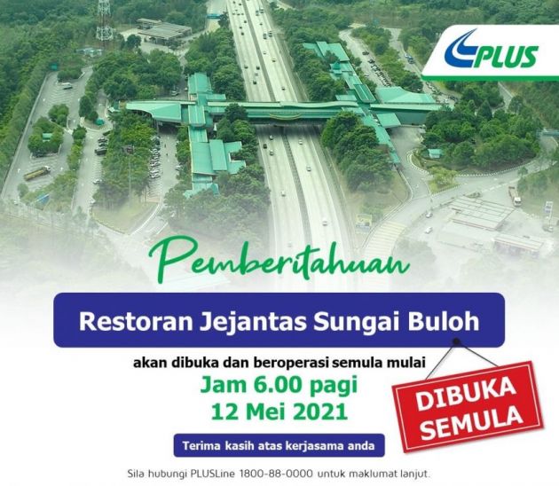 Restoran Jejantas Sungai Buloh kembali dibuka lepas tiga hari tutup akibat HIDE, kerja sanitasi selesai