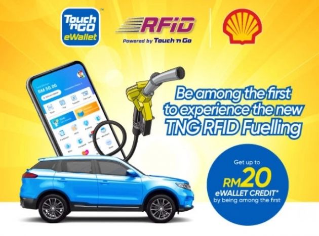 Touch ‘n Go announces pilot programme for TNG RFID Fueling at Shell petrol stations – RM20 eWallet credit