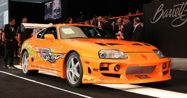 1994 Toyota Supra Mk4 driven by Paul Walker in <em>The Fast and the Furious</em> sold for a record RM2.28 million