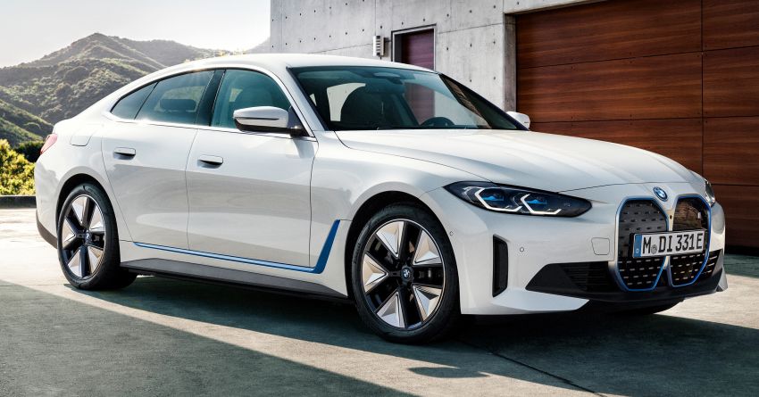 2022 BMW i4 eDrive40 – electric RWD four-door coupe with 340 PS & 430 Nm; 83.9 kWh battery, 590 km range Image #1301293