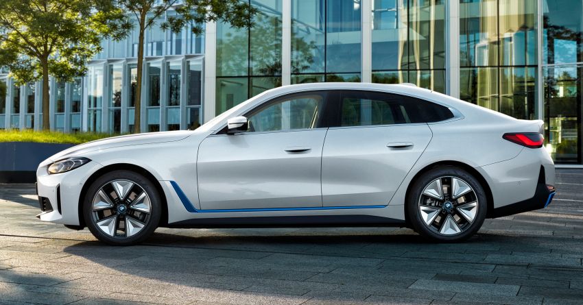 2022 BMW i4 eDrive40 – electric RWD four-door coupe with 340 PS & 430 Nm; 83.9 kWh battery, 590 km range Image #1301304