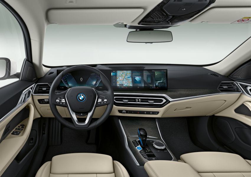 2022 BMW i4 eDrive40 – electric RWD four-door coupe with 340 PS & 430 Nm; 83.9 kWh battery, 590 km range Image #1301285