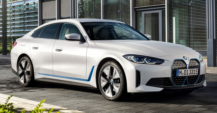 2022 BMW i4 eDrive40 – electric RWD four-door coupe with 340 PS & 430 Nm; 83.9 kWh battery, 590 km range 1301290