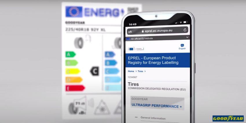 New tyre labelling format for European Union to highlight fuel efficiency, safety, noise performance 1309033