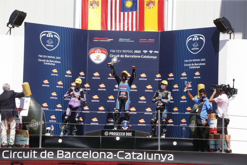 Malaysian racer Damok takes maiden win in FIM CEV 1306630
