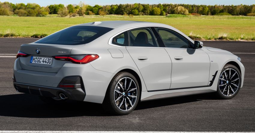 2022 G24 BMW 4 Series Gran Coupé – five variants, M440i xDrive with 48V MHEV; 40 driver assist systems 1304657