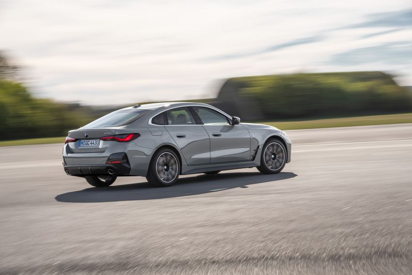 2022 G24 BMW 4 Series Gran Coupé – five variants, M440i xDrive with 48V MHEV; 40 driver assist systems 1304694