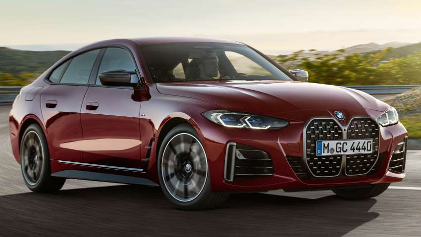 2022 G24 BMW 4 Series Gran Coupé – five variants, M440i xDrive with 48V MHEV; 40 driver assist systems 1304606