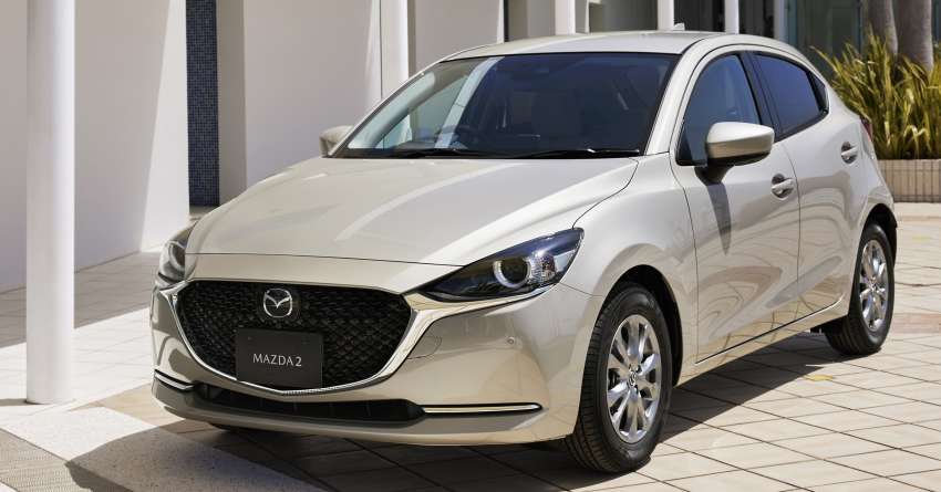 2021 Mazda 2 updated in Japan – high-compression engine, 360 cam, Qi charger, Sunlit Citrus special Image #1313360