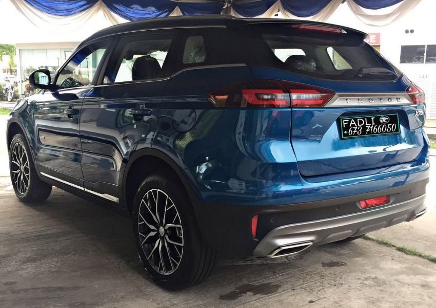 Proton X70 Exclusive Edition untuk pasaran Brunei — hanya 37 unit, warna dwi-tona, rim baru, kulit Nappa 1306309