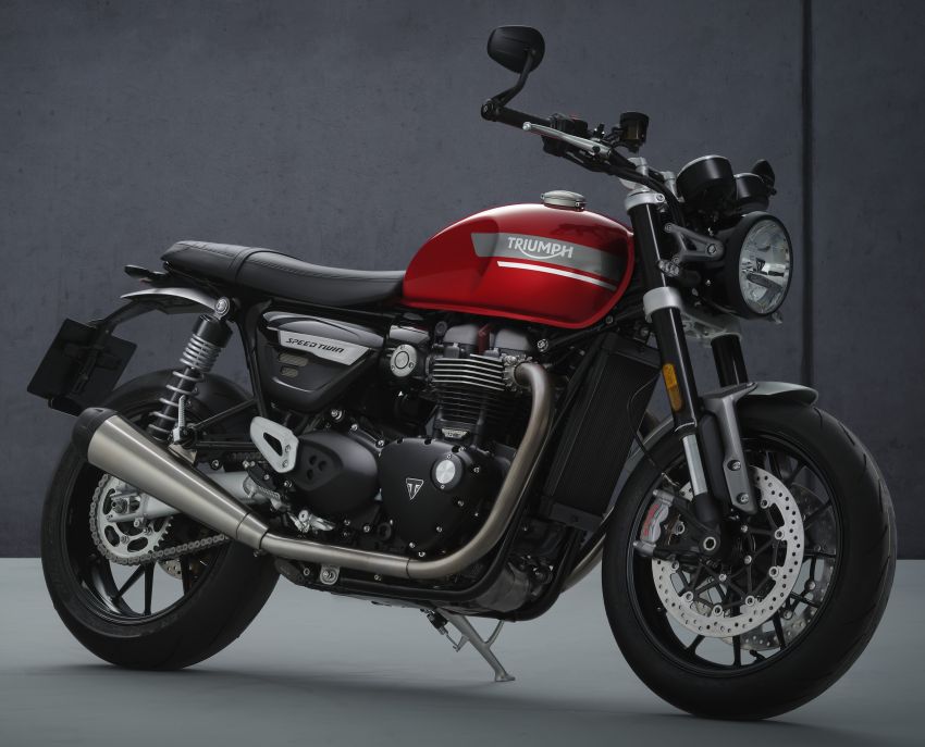 Triumph Speed Twin 2021 diperbaharui – enjin Euro 5, lebih kuasa dan tork, angkup brek Brembo Monobloc 1301572